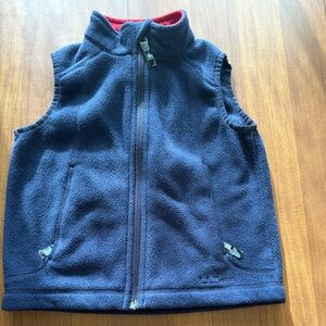 Vintage L.L. Bean Deep Blue Fleece Vest